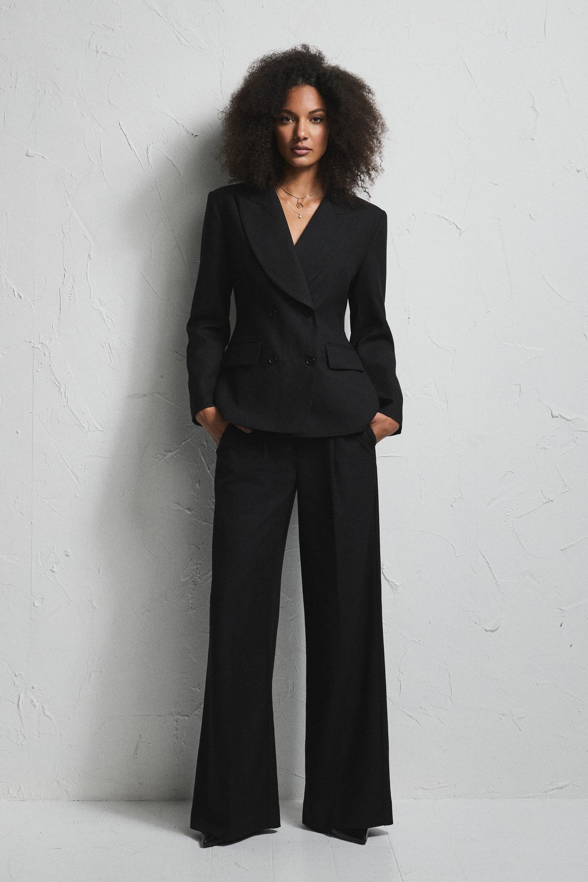 Billie Wool Black Pants