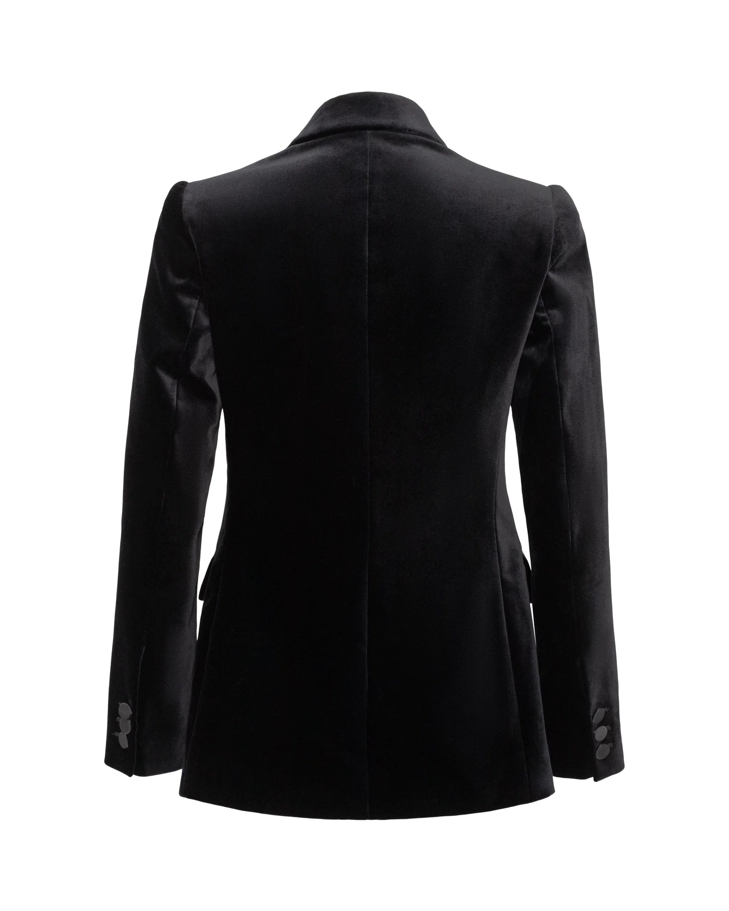 Francis Velvet Jacket Black