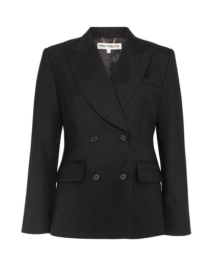 Francis Wool Jacket Black