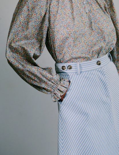 Becca Skirt Milky Stripe
