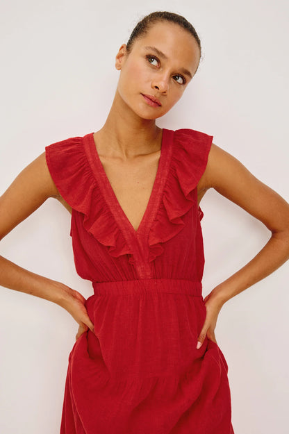 Beaux Dress Tomato