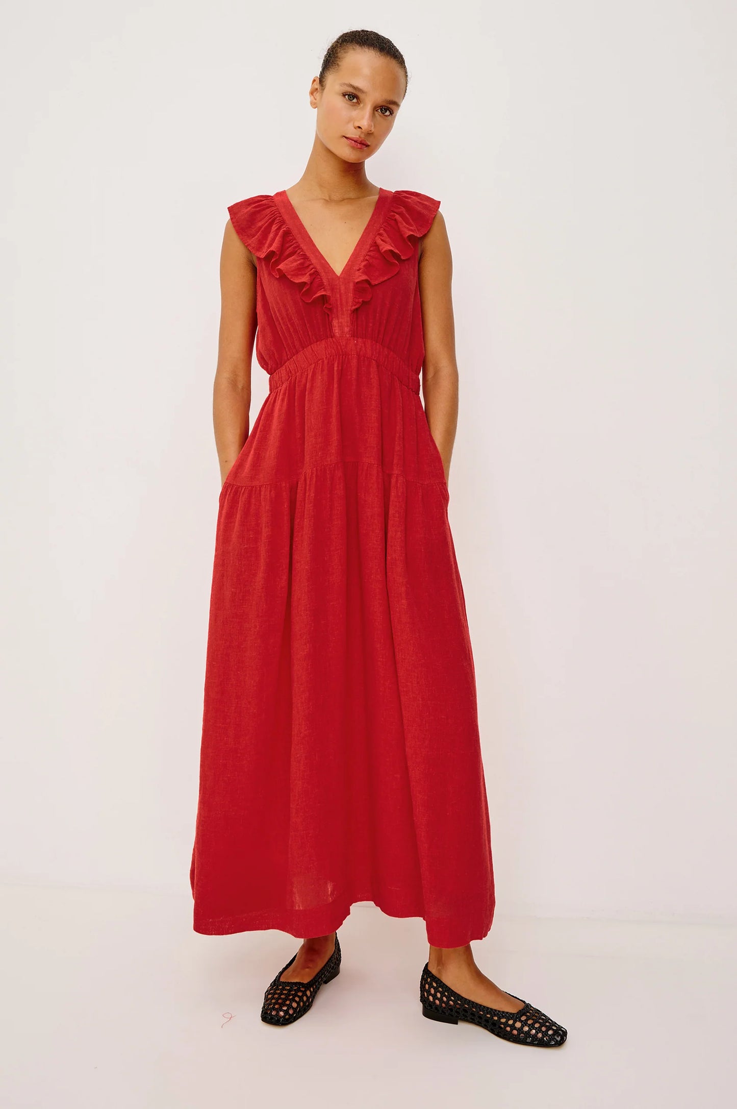 Beaux Dress Tomato