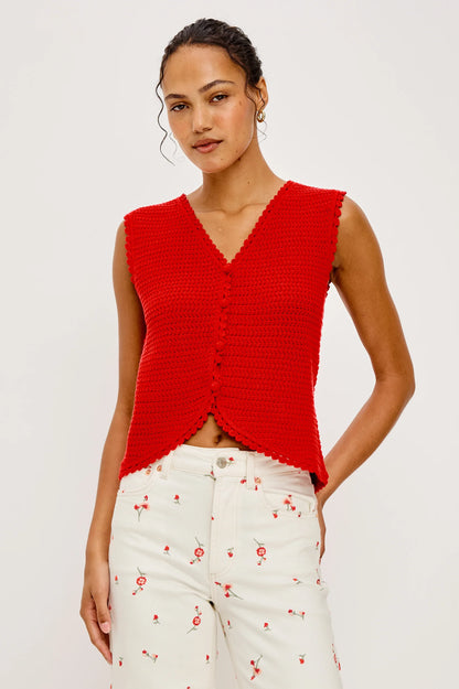 Calypso Vest Scarlet