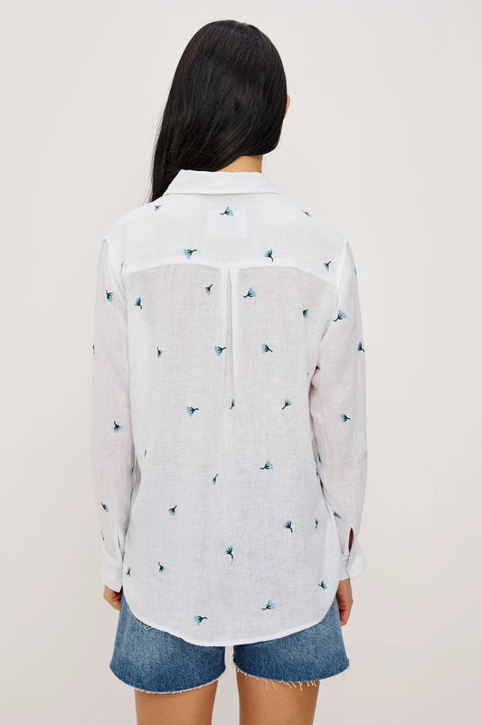 Charli Shirt Bluebell Carnations