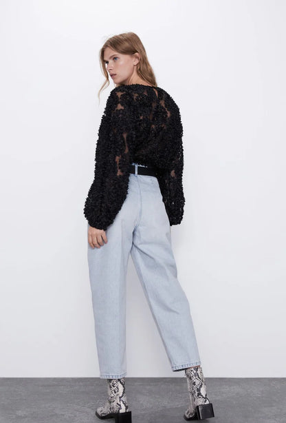 Tyll Flower Black