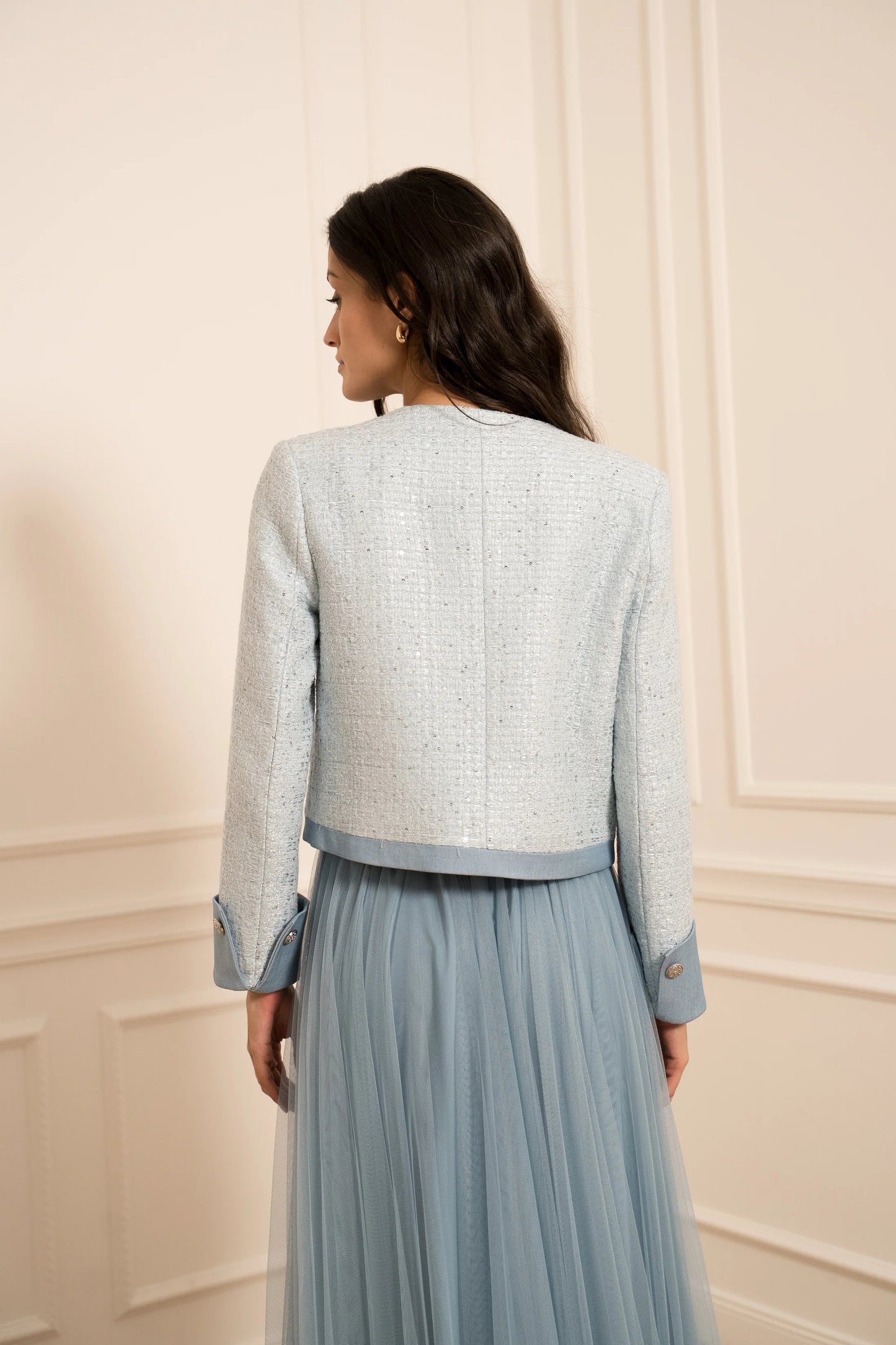 Blazer Jacket Bleu Ciel