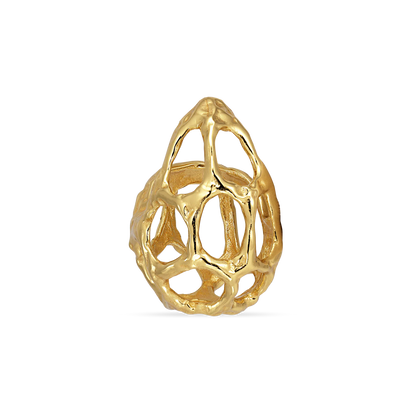 Chunky Space Earring Gold