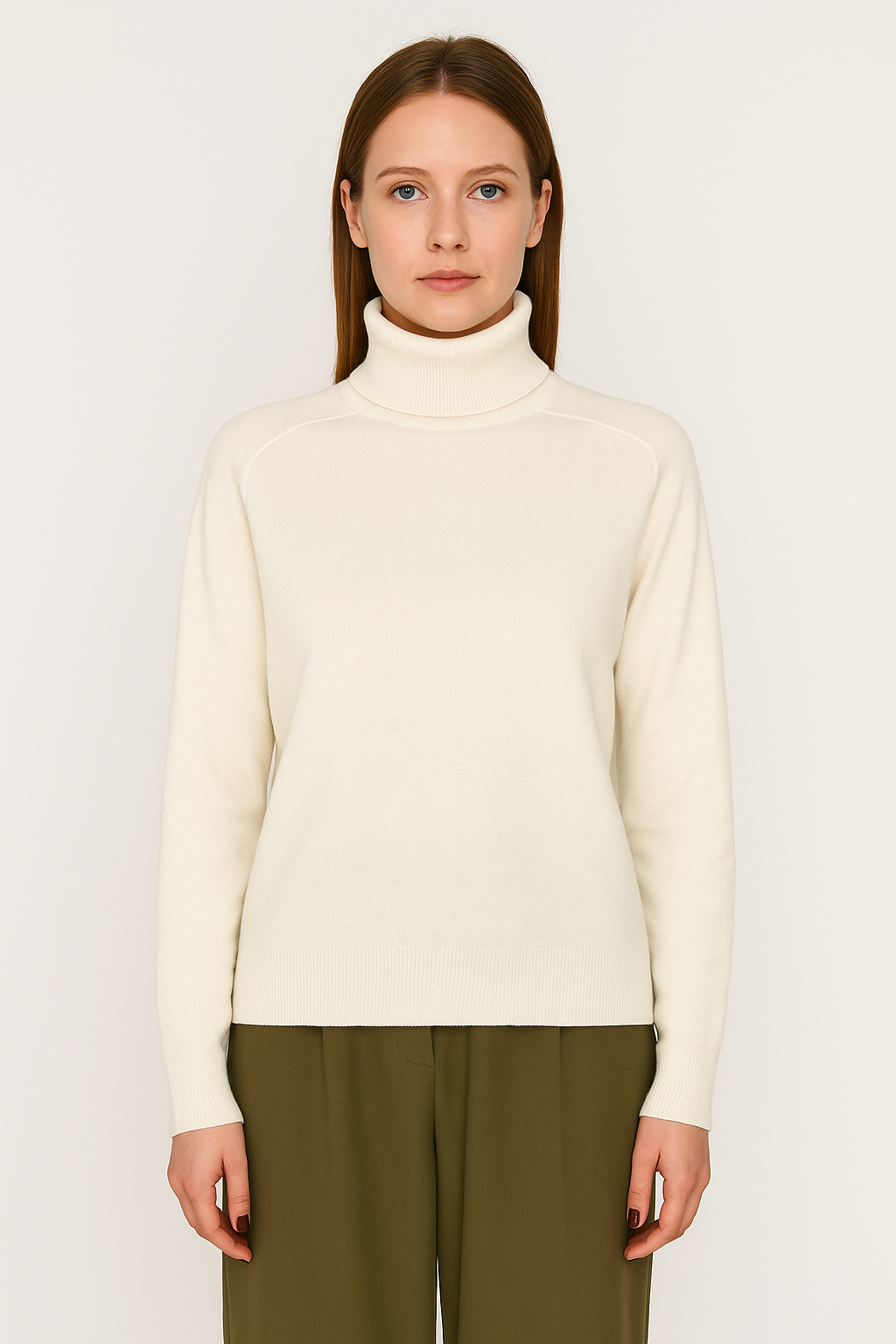 Pola Turtleneck Ecru