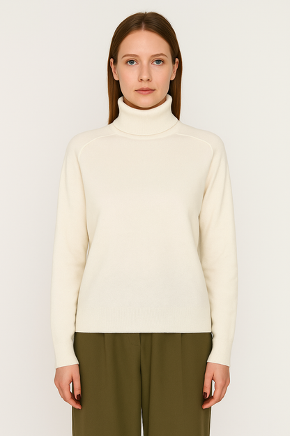 Pola Turtleneck Ecru