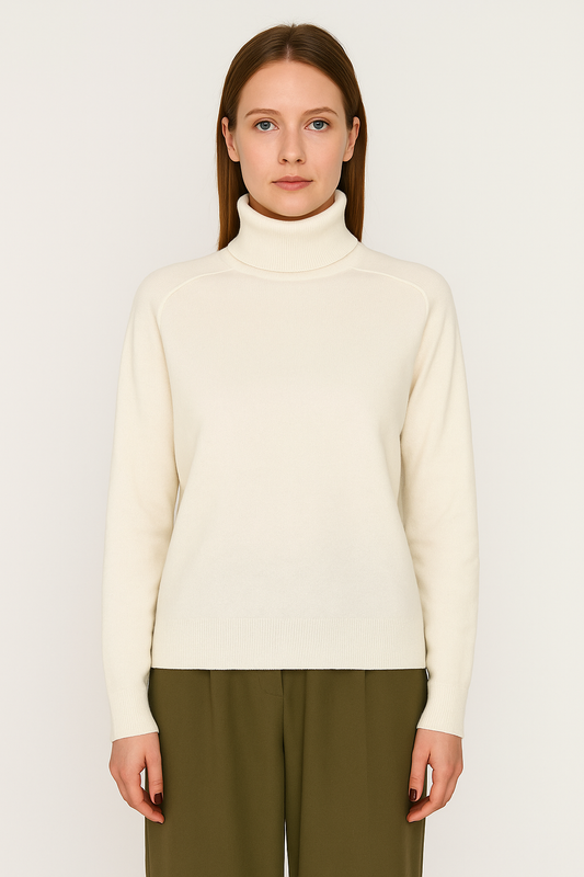 Pola Turtleneck Ecru