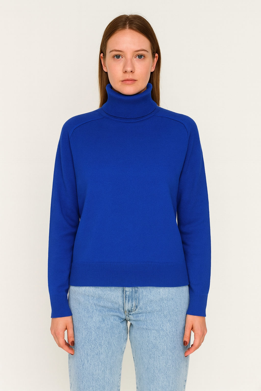 Pola Turtleneck Electric Blue