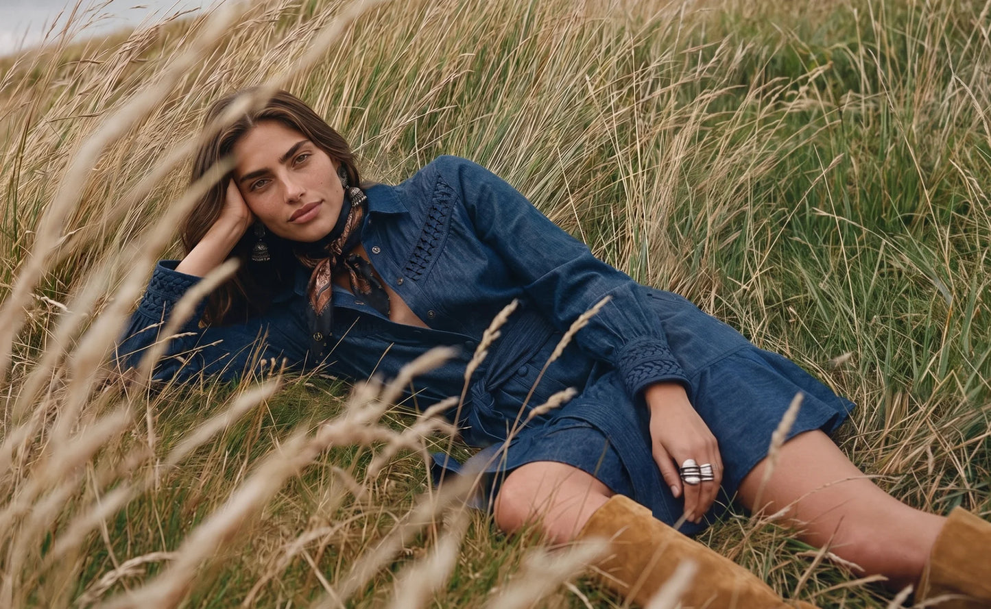 Dala Dress Denim Blue