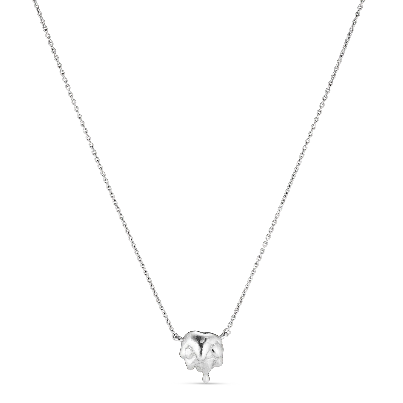 Drippy Necklace Silver