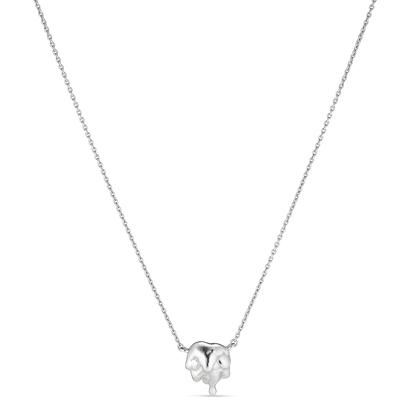 Drippy Necklace Silver