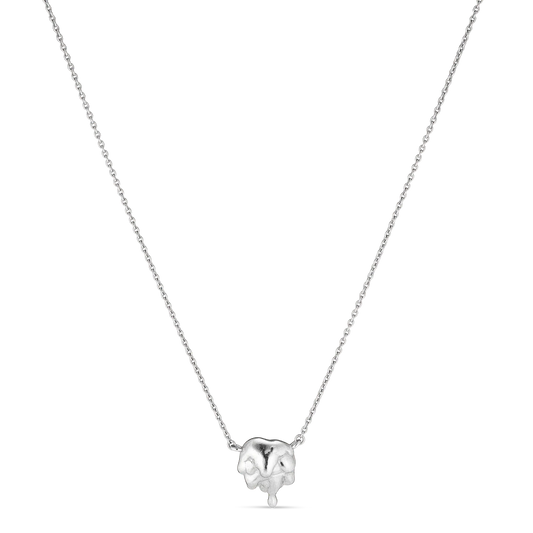 Drippy Necklace Silver