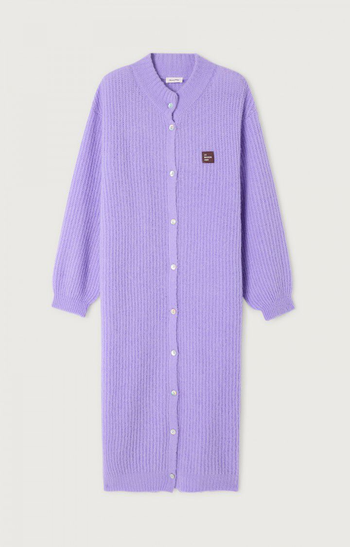 East Cardigan Long Lavender Pastel Chine