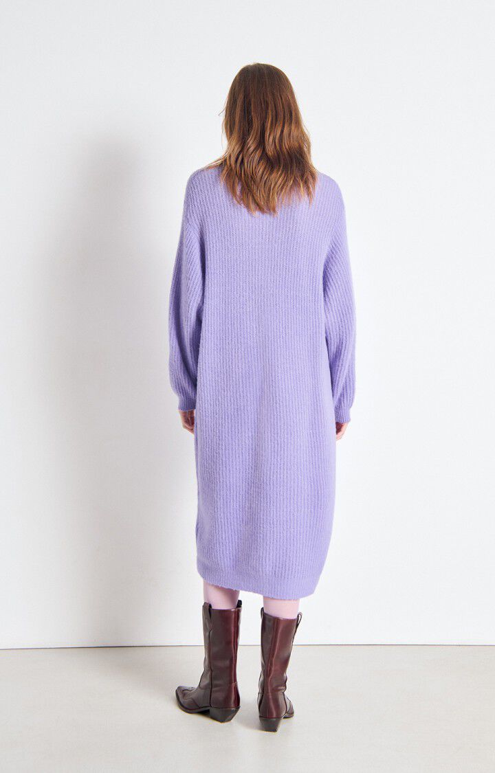 East Cardigan Long Lavender Pastel Chine