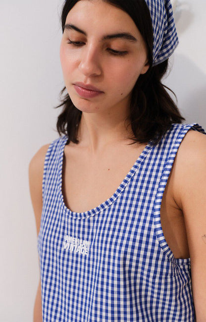 Joybird Jumpsuit Vichy Blue