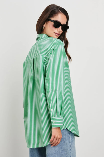 Elsa Shirt Kelly White Stripe