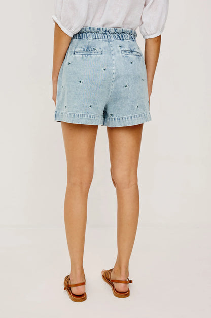 Foster Shorts Ivory Carnations