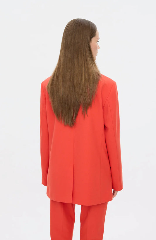 Frida Blazer Poppy Red