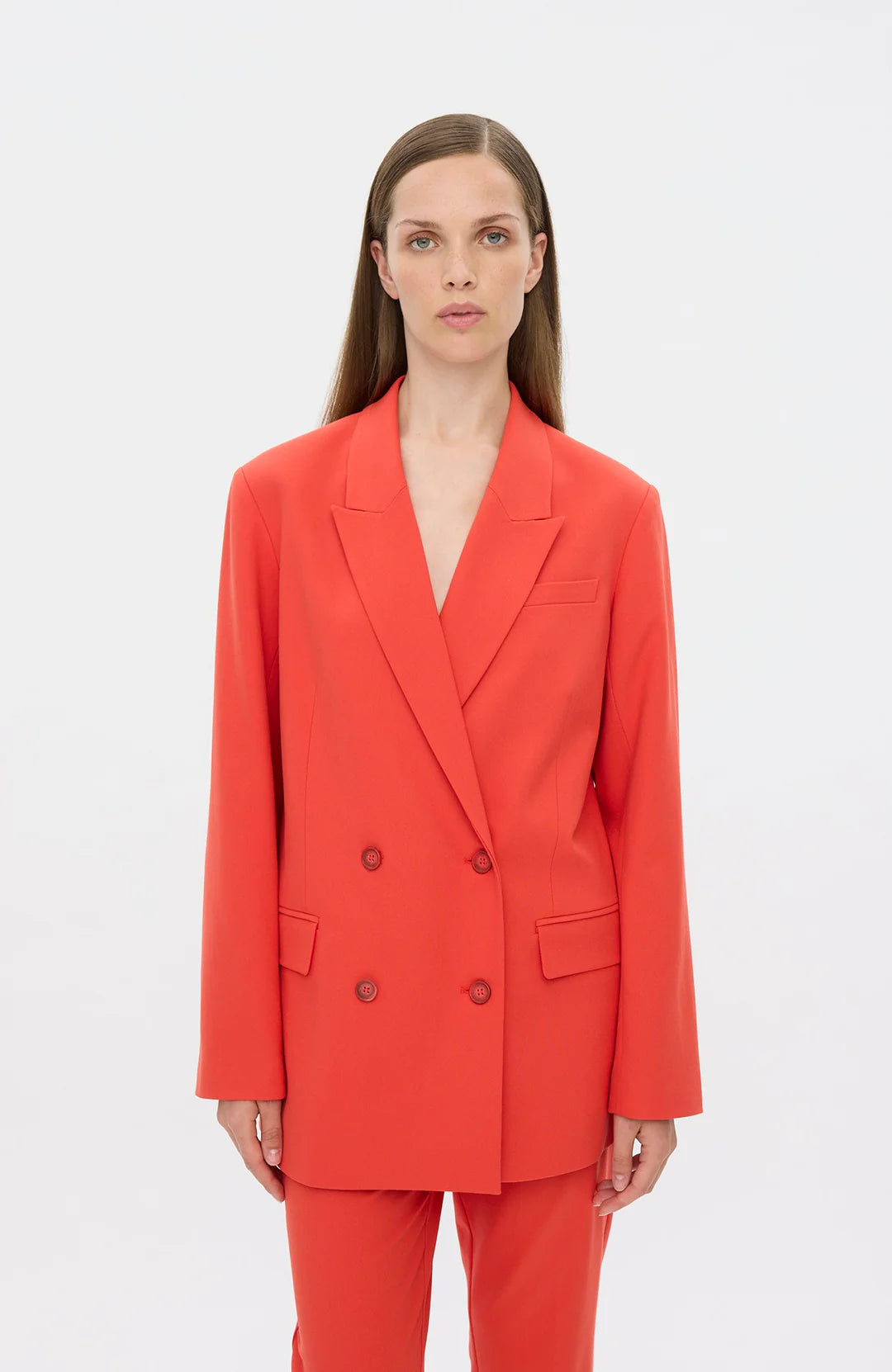 Frida Blazer Poppy Red