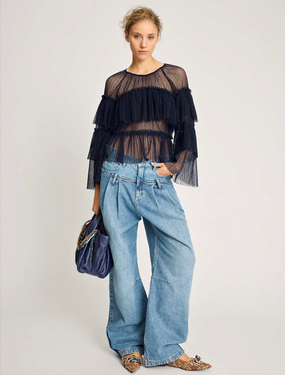 Naria Blouse Navy