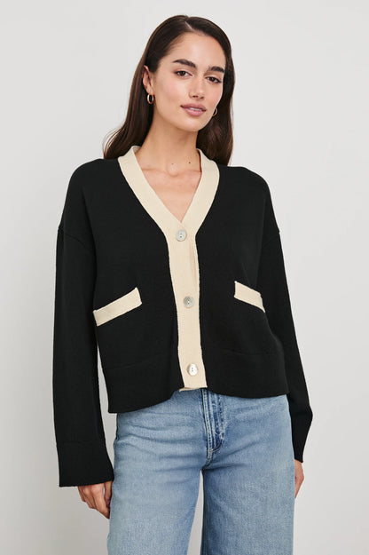 Geneva Jacket Black Ivory