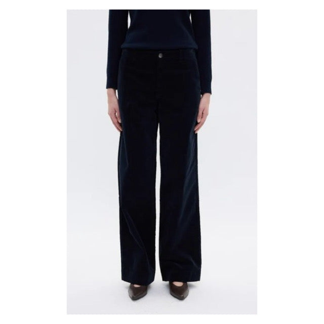 Erica Pants Navy Mini Corduroy