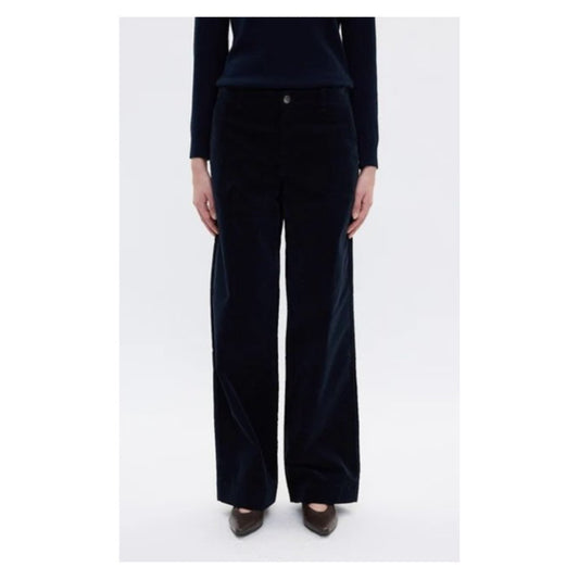 Erica Pants Navy Mini Corduroy