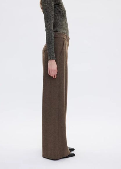 Laura Pants Roasted Oak Herringbone