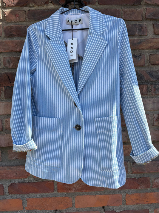 Rebecca Jacket Milky Stripe