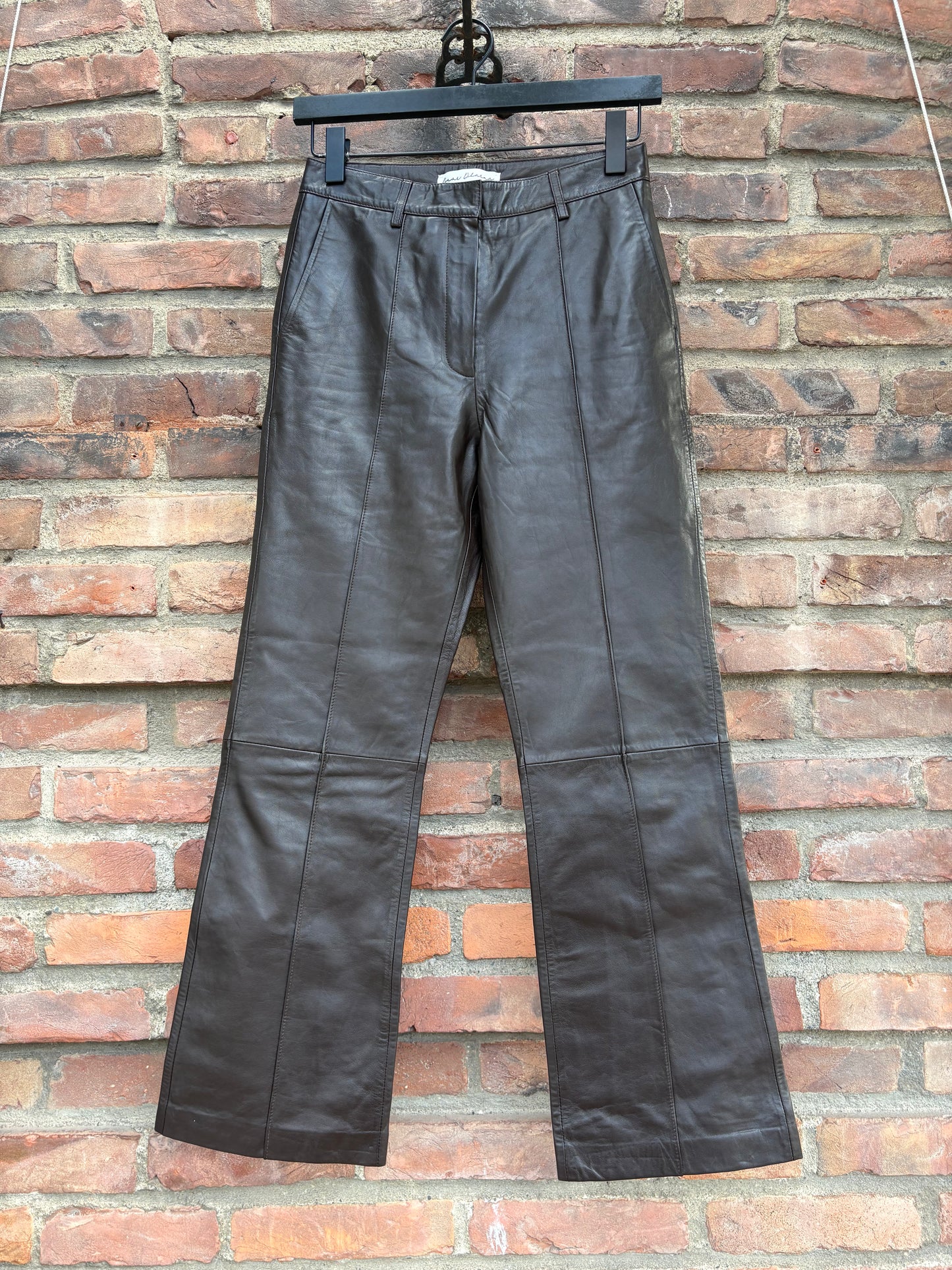 Leather Pants Brown