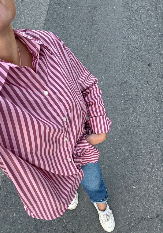 Nynne Shirt Pink Stripe