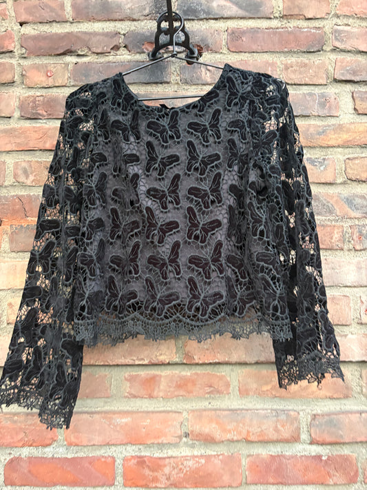 Butterfly Top Black