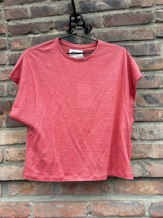 Teila Linen T-Shirt Sienne