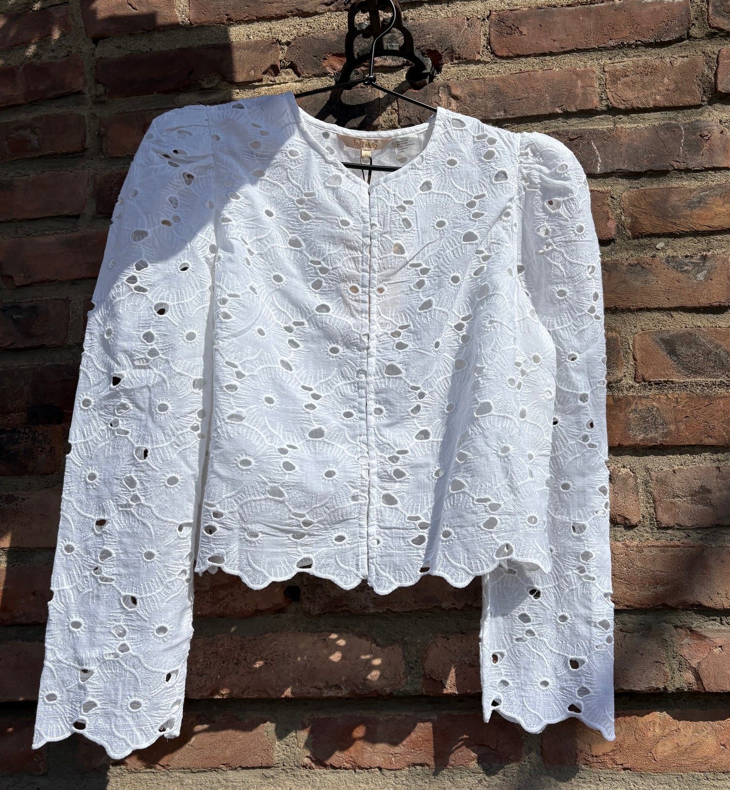 Broderie Anglaise Jacket White
