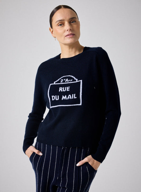 Lottie Cashmere Sweater Marine
