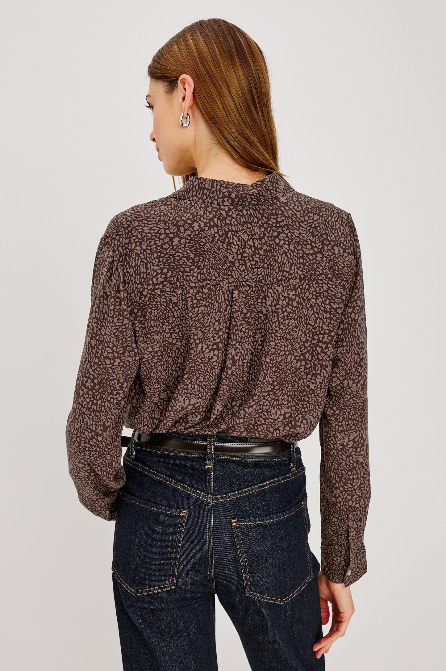 Josephine Shirt Cocoa Mini Cheetah