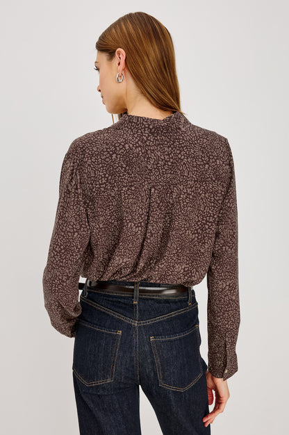 Josephine Shirt Cocoa Mini Cheetah