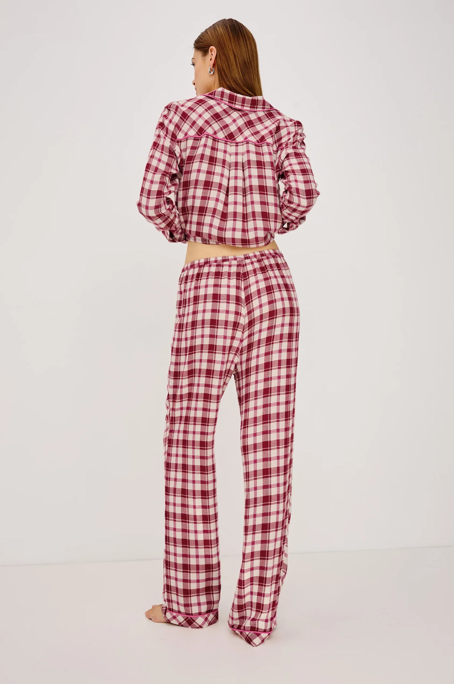 Luna Pajama Set Cardinal Rose