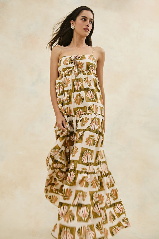 Mica Dress Checkered Shells