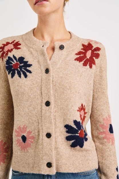 Millie Sweater Mauve Meadow