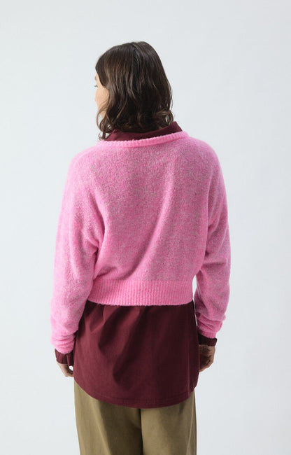 Nuggy Jumper Fluorescent Petunia Melange