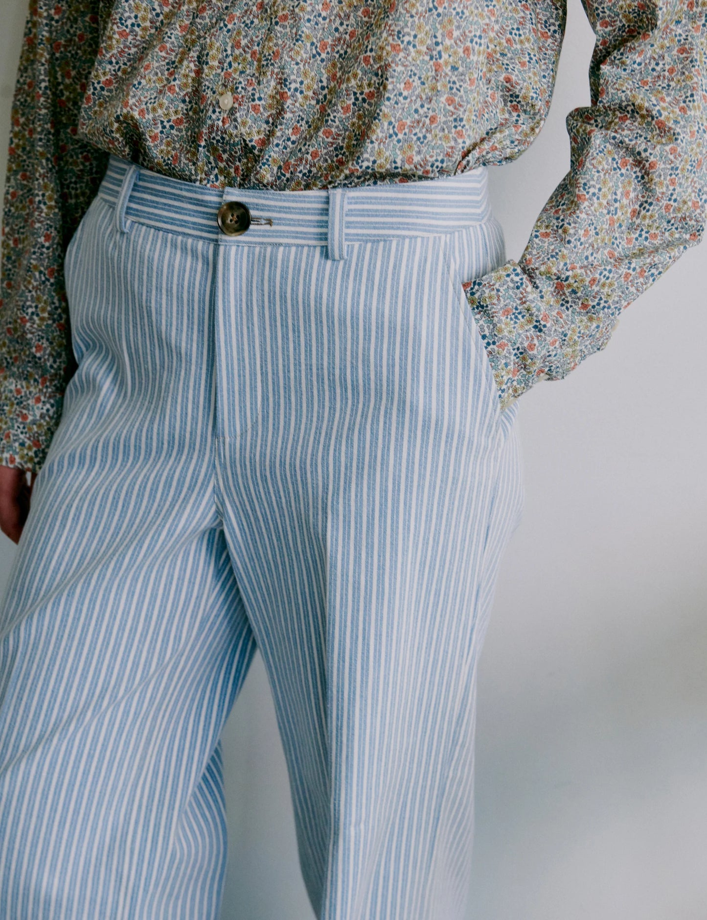 Frances Pants Milky Stripe