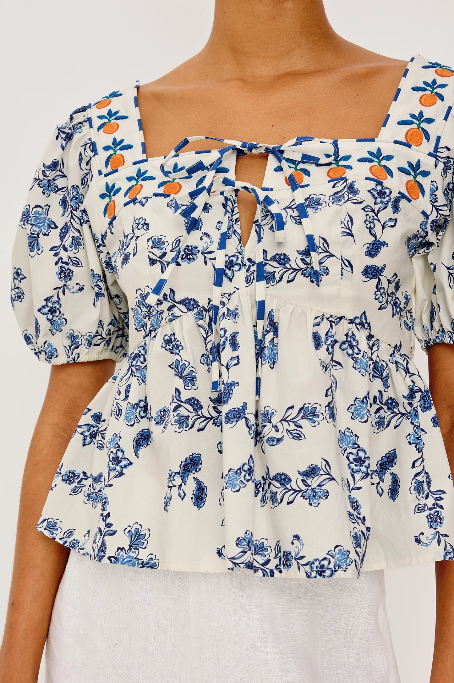 Presley Top Ceramic Floral