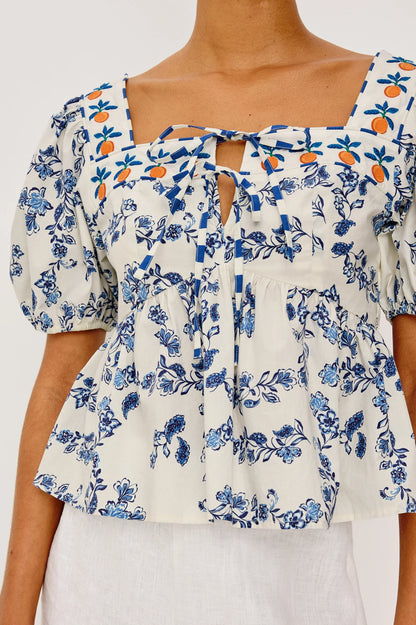 Presley Top Ceramic Floral