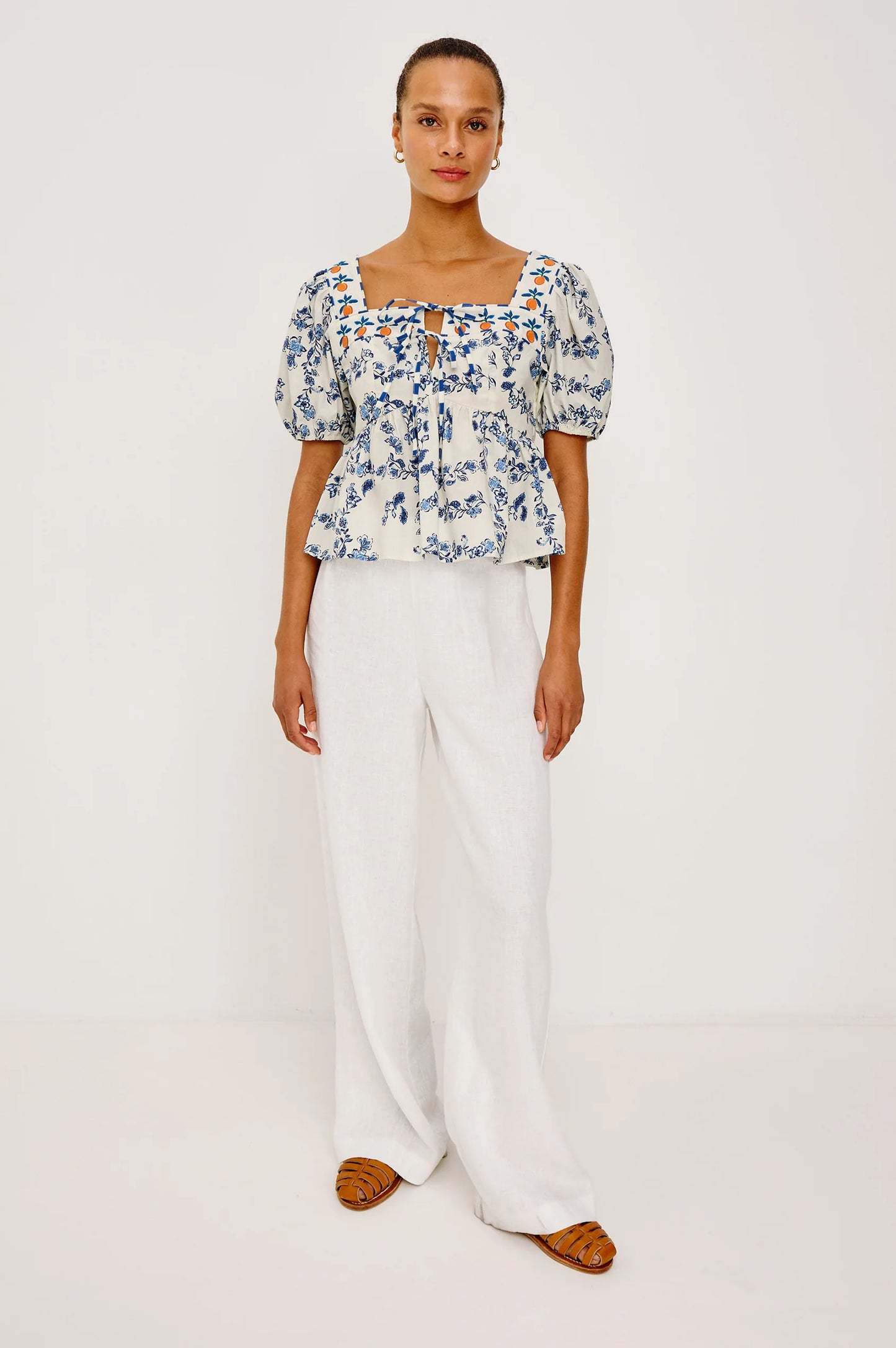 Presley Top Ceramic Floral