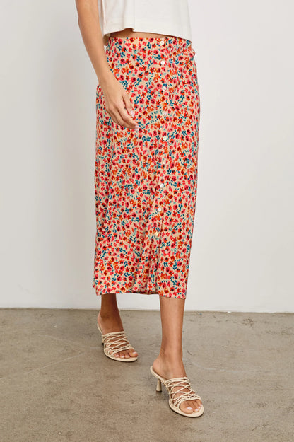 Rosetta Skirt Red Posy