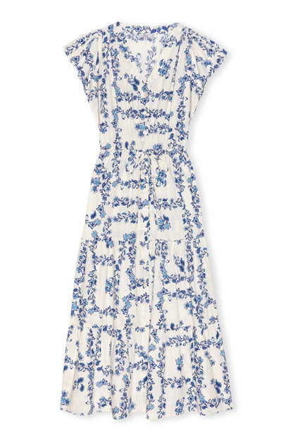 Roza Dress Ceramic Floral